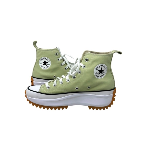 Converse Run Star Hike Platform Women's Size Skate Shoes Canvas Olive A00552C - Picture 7 of 9